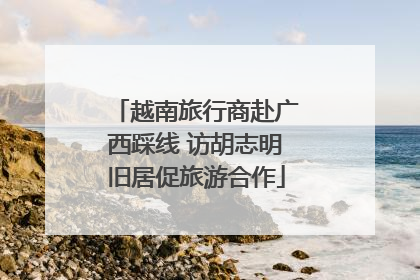 越南旅行商赴广西踩线 访胡志明旧居促旅游合作