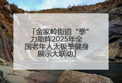 金家岭街道“拳”力助阵2025年全国老年人太极拳健身展示大联动