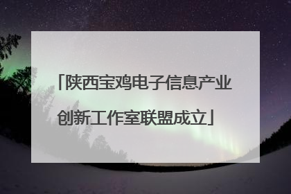 陕西宝鸡电子信息产业创新工作室联盟成立