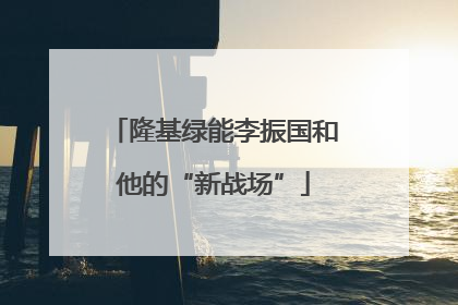 隆基绿能李振国和他的“新战场”
