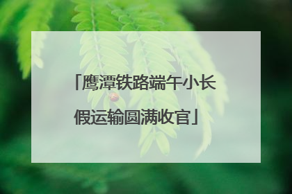 鹰潭铁路端午小长假运输圆满收官