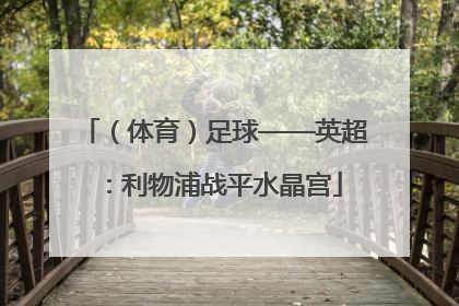 （体育）足球——英超：利物浦战平水晶宫