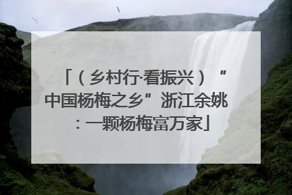 （乡村行·看振兴）“中国杨梅之乡”浙江余姚：一颗杨梅富万家