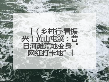 （乡村行·看振兴）黄山屯溪：昔日河滩荒地变身“网红打卡地”