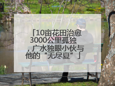 10亩花田治愈3000公里孤独，广水独眼小伙与他的“无尽夏”