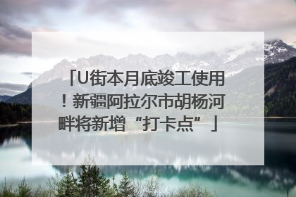 U街本月底竣工使用！新疆阿拉尔市胡杨河畔将新增“打卡点”